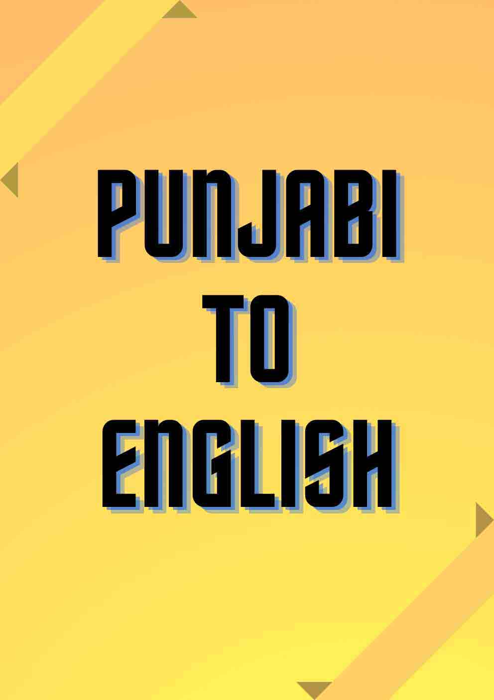 Punjabi to English Certified Translation of Birth Certificate, Marriage Certificate and other Documents
