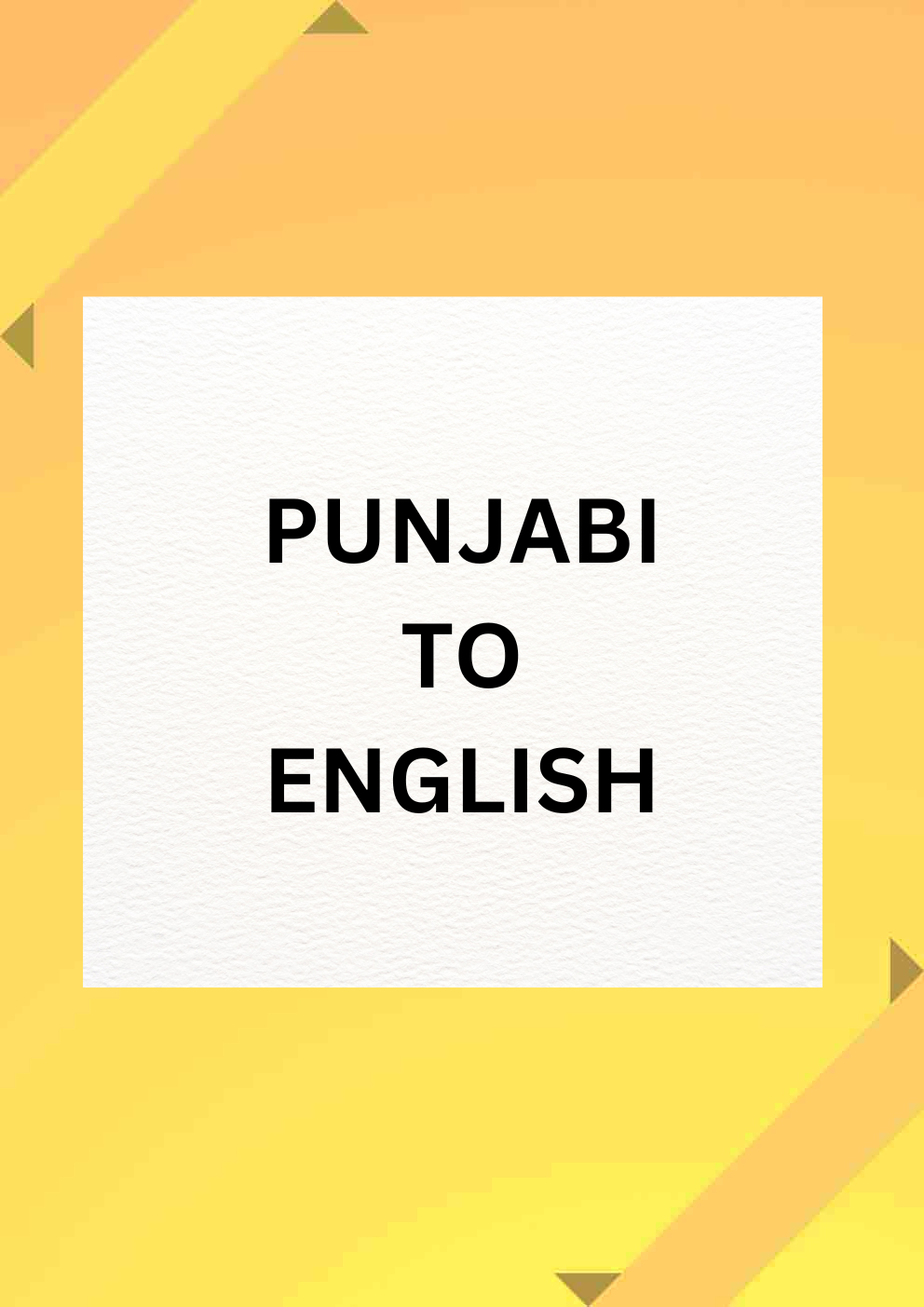 Punjabi to English Certified Translation of Birth Certificate, Marriage Certificate and other Documents